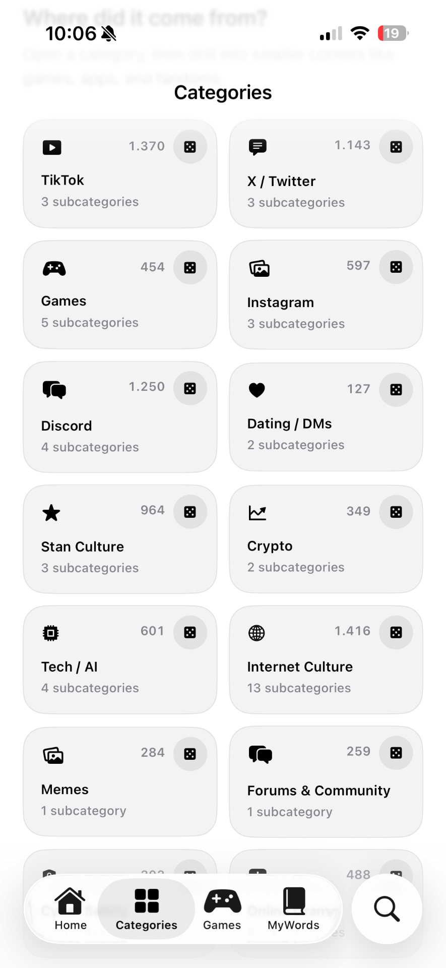 Categories